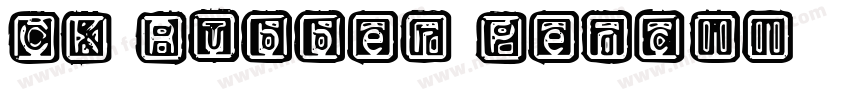 CK Rubber Pencil字体转换